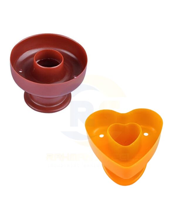 Donut Cutter Plastic – Circle & Heart Shape