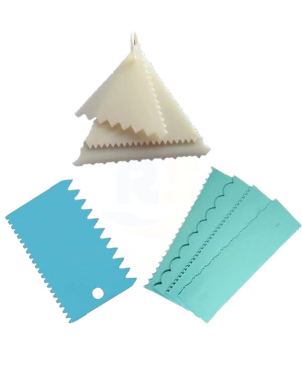 Plastic Scrapers – Tall, Rectangle & Triangle