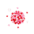 Pink, White & Red Heart
